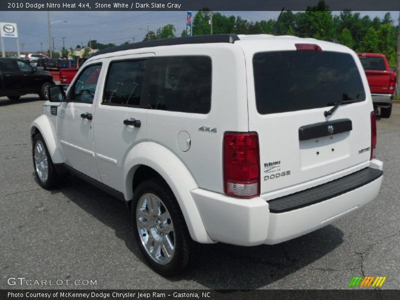 Stone White / Dark Slate Gray 2010 Dodge Nitro Heat 4x4