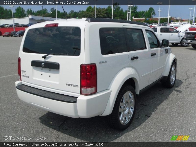 Stone White / Dark Slate Gray 2010 Dodge Nitro Heat 4x4
