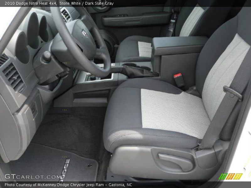 Stone White / Dark Slate Gray 2010 Dodge Nitro Heat 4x4