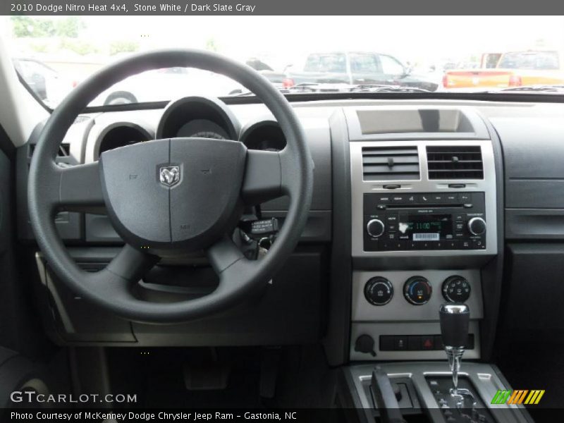 Stone White / Dark Slate Gray 2010 Dodge Nitro Heat 4x4