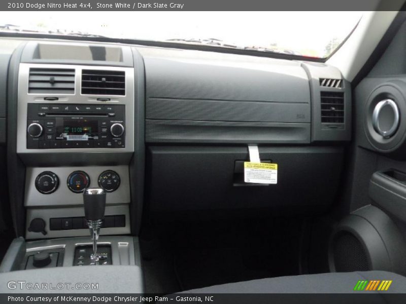 Stone White / Dark Slate Gray 2010 Dodge Nitro Heat 4x4