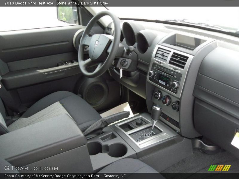 Stone White / Dark Slate Gray 2010 Dodge Nitro Heat 4x4