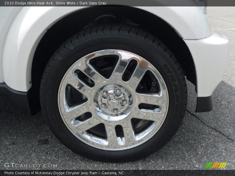 Stone White / Dark Slate Gray 2010 Dodge Nitro Heat 4x4