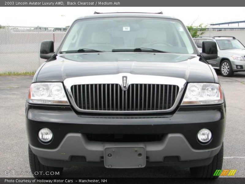 Black Clearcoat / Medium Ash 2003 Lincoln Aviator Luxury AWD