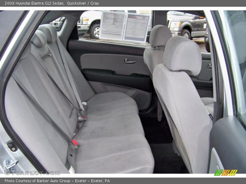 Quicksilver / Gray 2009 Hyundai Elantra GLS Sedan