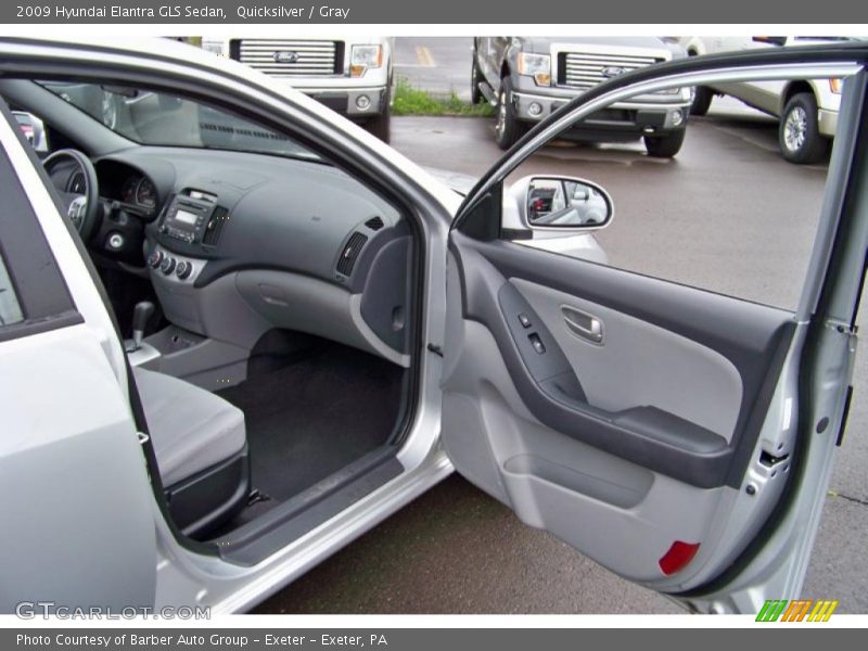 Quicksilver / Gray 2009 Hyundai Elantra GLS Sedan