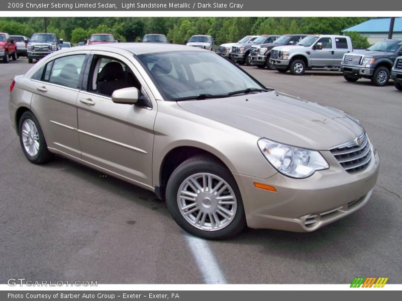 Light Sandstone Metallic / Dark Slate Gray 2009 Chrysler Sebring Limited Sedan