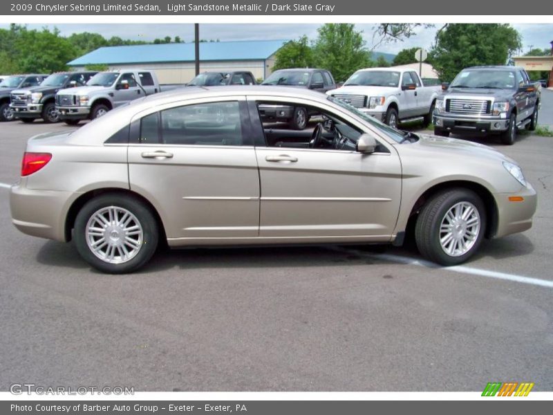 Light Sandstone Metallic / Dark Slate Gray 2009 Chrysler Sebring Limited Sedan