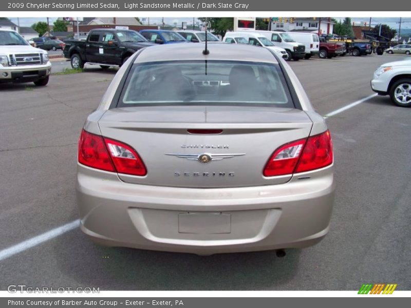 Light Sandstone Metallic / Dark Slate Gray 2009 Chrysler Sebring Limited Sedan