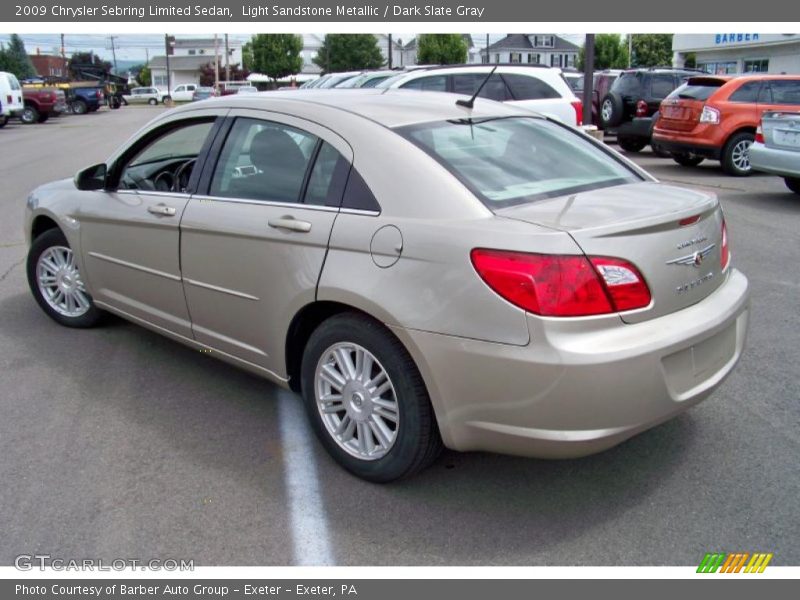Light Sandstone Metallic / Dark Slate Gray 2009 Chrysler Sebring Limited Sedan