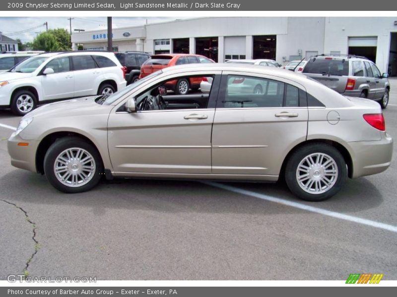 Light Sandstone Metallic / Dark Slate Gray 2009 Chrysler Sebring Limited Sedan