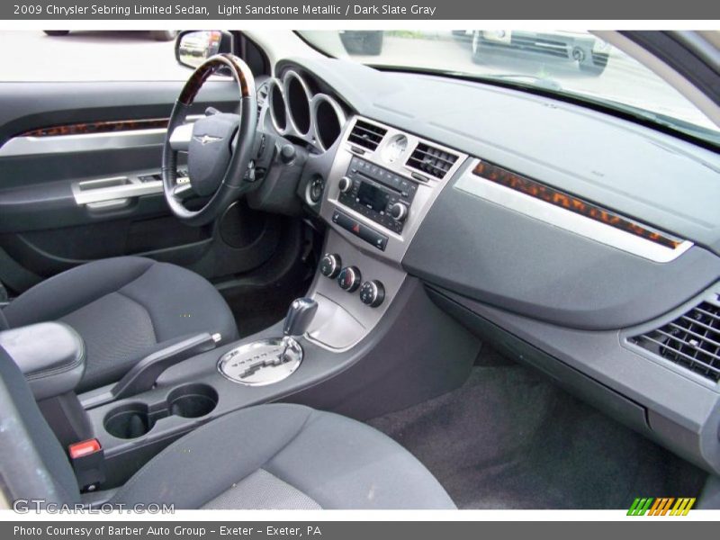 Light Sandstone Metallic / Dark Slate Gray 2009 Chrysler Sebring Limited Sedan