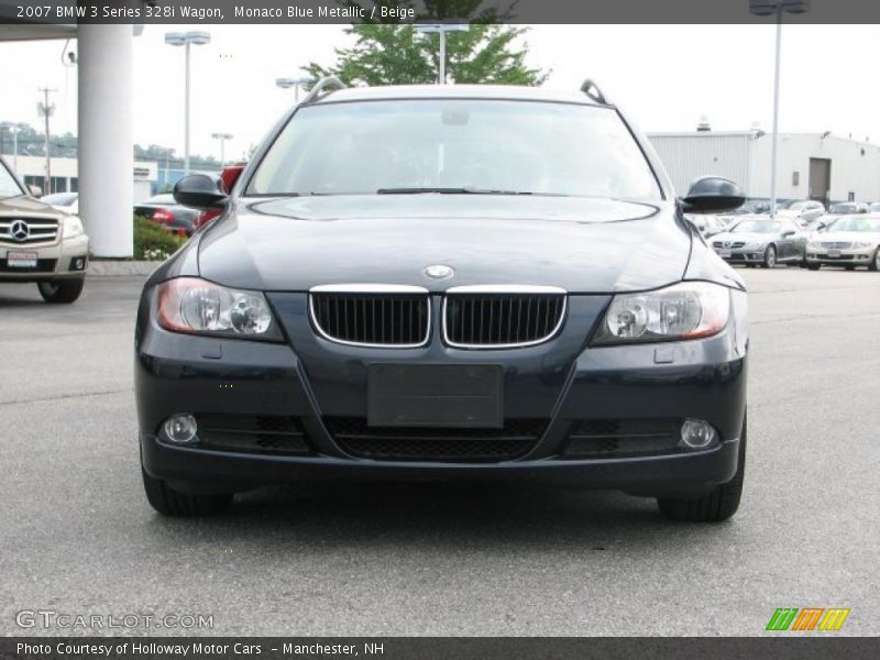Monaco Blue Metallic / Beige 2007 BMW 3 Series 328i Wagon