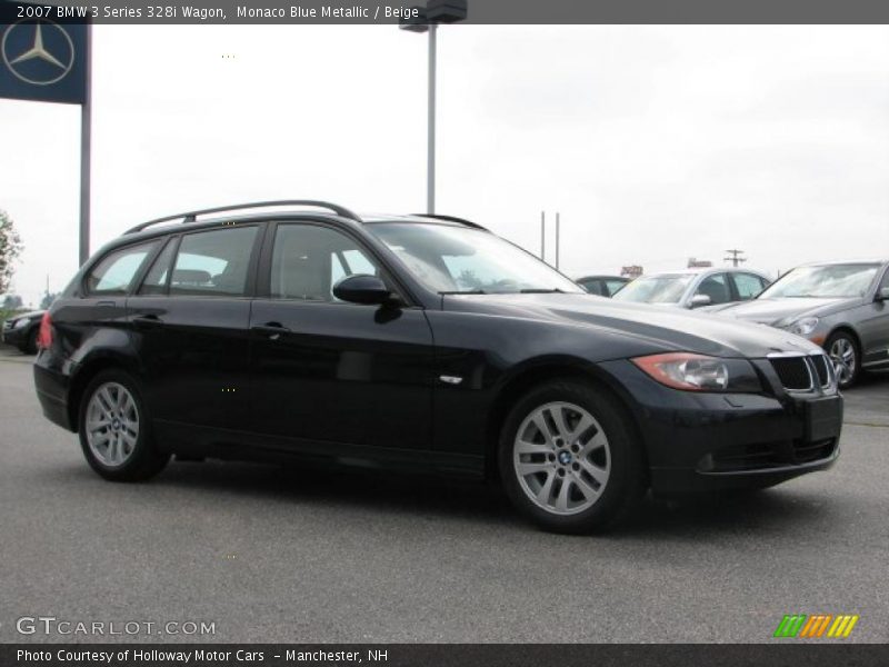 Monaco Blue Metallic / Beige 2007 BMW 3 Series 328i Wagon
