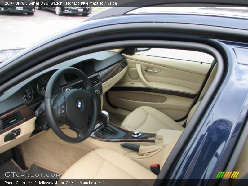 Monaco Blue Metallic / Beige 2007 BMW 3 Series 328i Wagon
