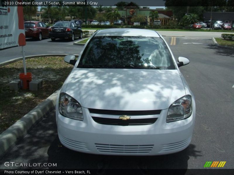 Summit White / Gray 2010 Chevrolet Cobalt LT Sedan