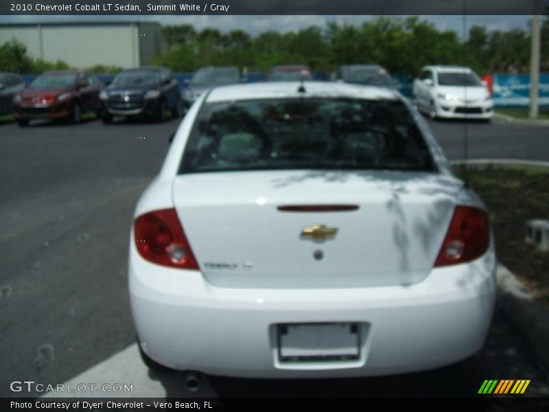Summit White / Gray 2010 Chevrolet Cobalt LT Sedan