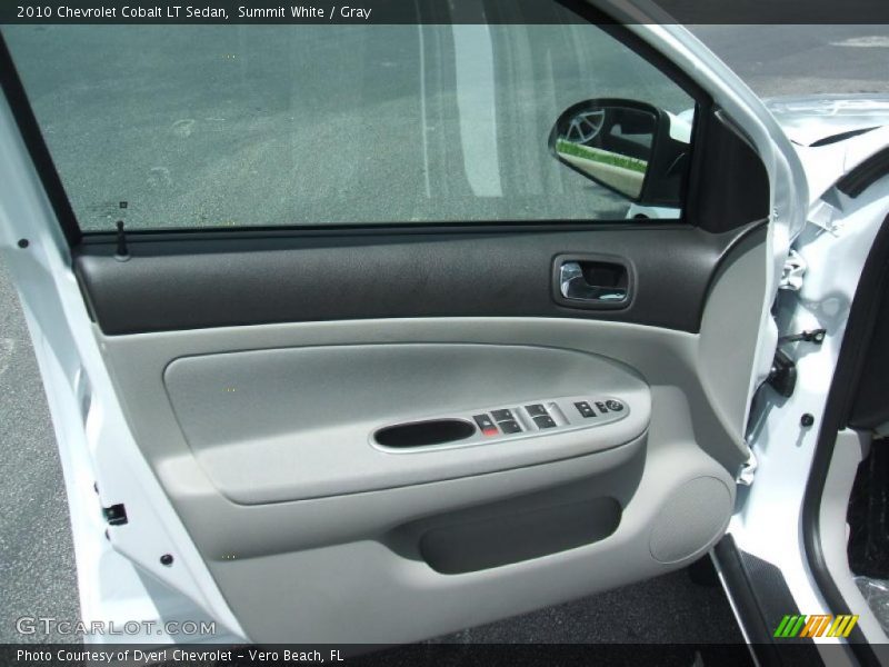 Summit White / Gray 2010 Chevrolet Cobalt LT Sedan