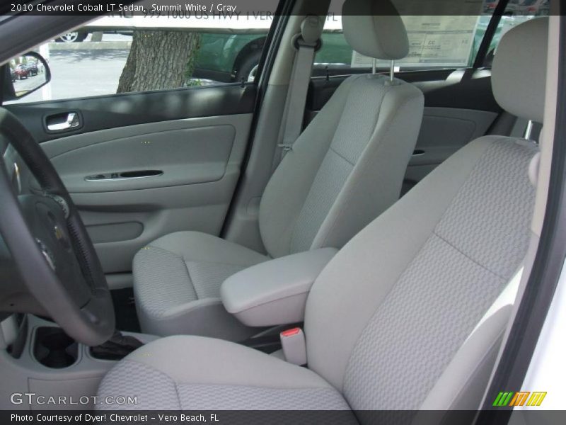 Summit White / Gray 2010 Chevrolet Cobalt LT Sedan