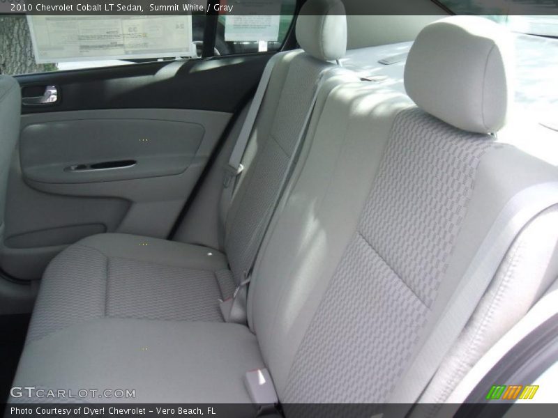 Summit White / Gray 2010 Chevrolet Cobalt LT Sedan