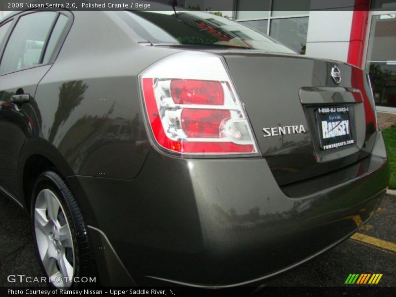 Polished Granite / Beige 2008 Nissan Sentra 2.0