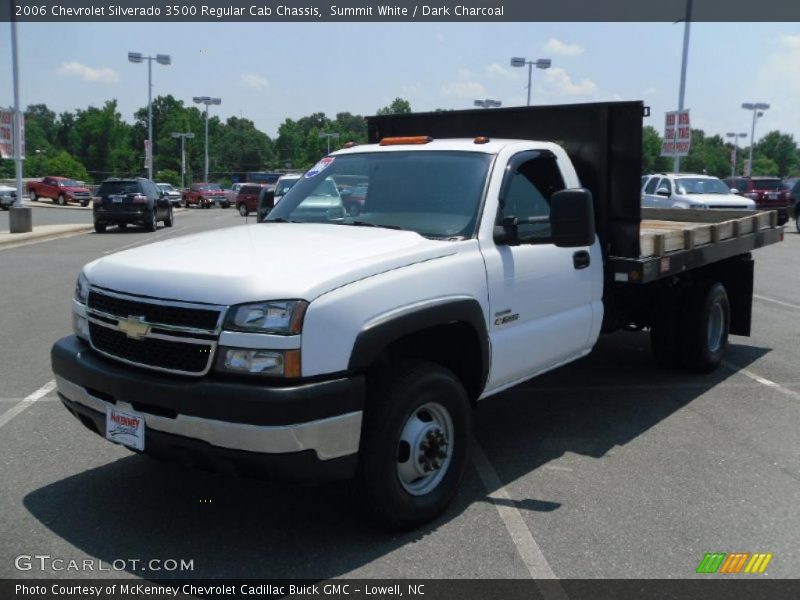 Summit White / Dark Charcoal 2006 Chevrolet Silverado 3500 Regular Cab Chassis