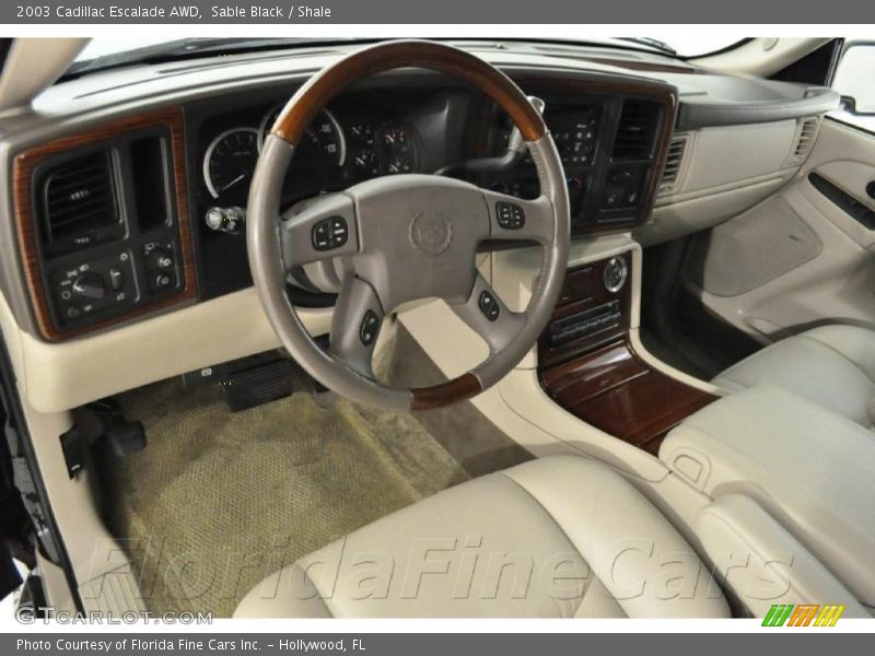 Sable Black / Shale 2003 Cadillac Escalade AWD