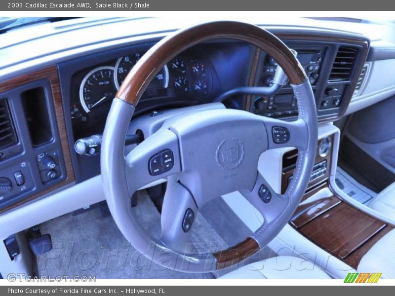 Sable Black / Shale 2003 Cadillac Escalade AWD
