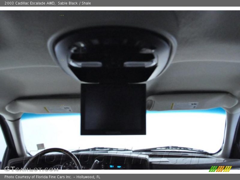 Sable Black / Shale 2003 Cadillac Escalade AWD