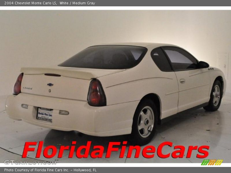 White / Medium Gray 2004 Chevrolet Monte Carlo LS