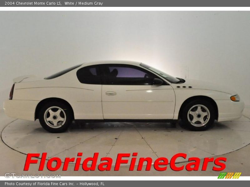 White / Medium Gray 2004 Chevrolet Monte Carlo LS