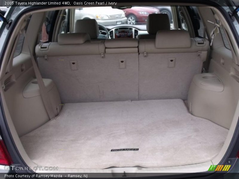 Oasis Green Pearl / Ivory 2005 Toyota Highlander Limited 4WD