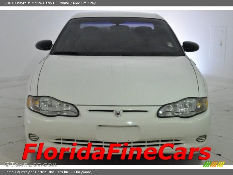 White / Medium Gray 2004 Chevrolet Monte Carlo LS