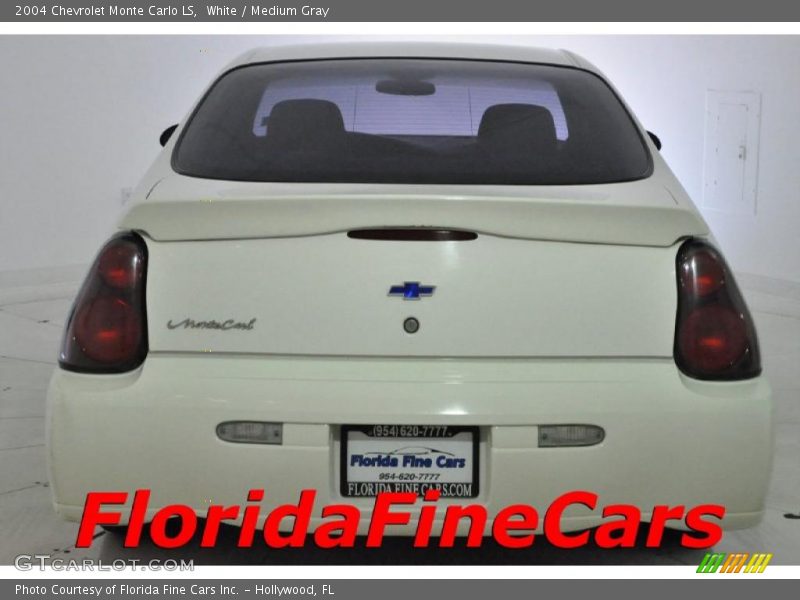 White / Medium Gray 2004 Chevrolet Monte Carlo LS