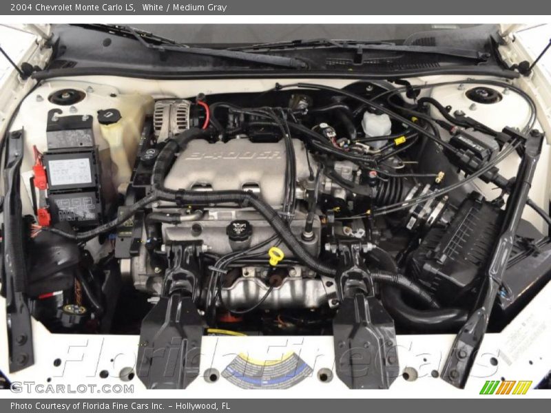 White / Medium Gray 2004 Chevrolet Monte Carlo LS