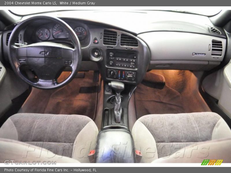 White / Medium Gray 2004 Chevrolet Monte Carlo LS