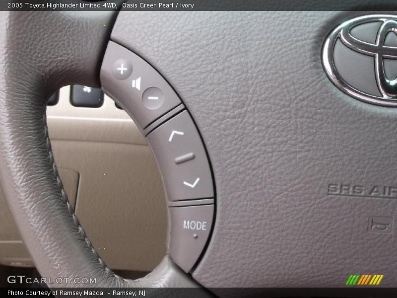 Oasis Green Pearl / Ivory 2005 Toyota Highlander Limited 4WD