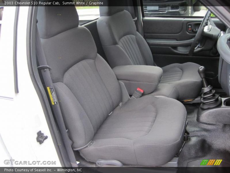 Summit White / Graphite 2003 Chevrolet S10 Regular Cab