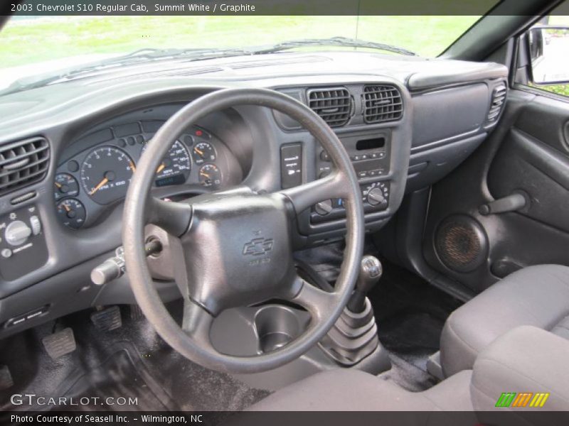 Summit White / Graphite 2003 Chevrolet S10 Regular Cab