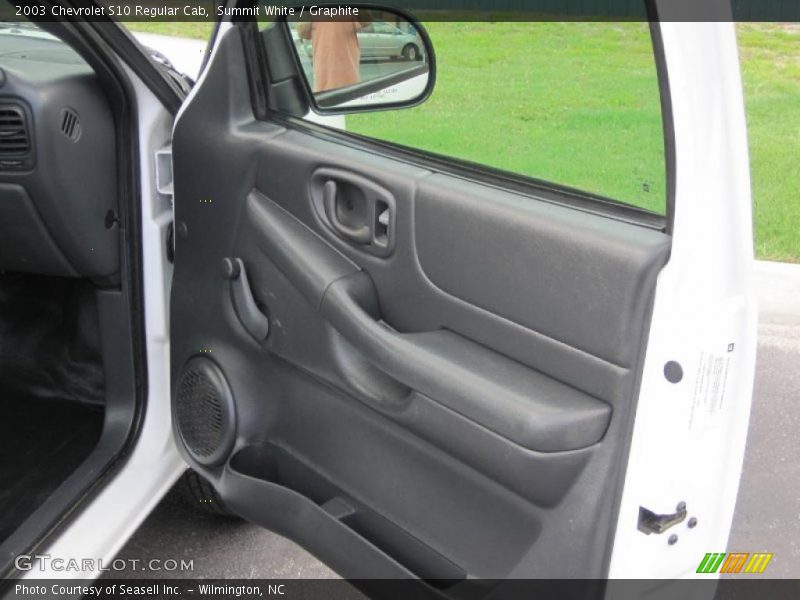 Summit White / Graphite 2003 Chevrolet S10 Regular Cab