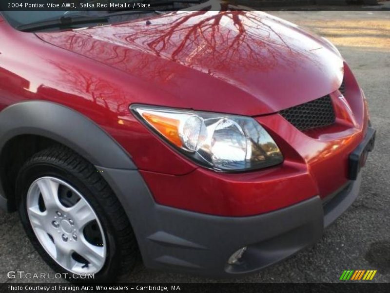 Salsa Red Metallic / Slate 2004 Pontiac Vibe AWD