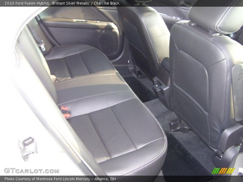 Brilliant Silver Metallic / Charcoal Black 2010 Ford Fusion Hybrid