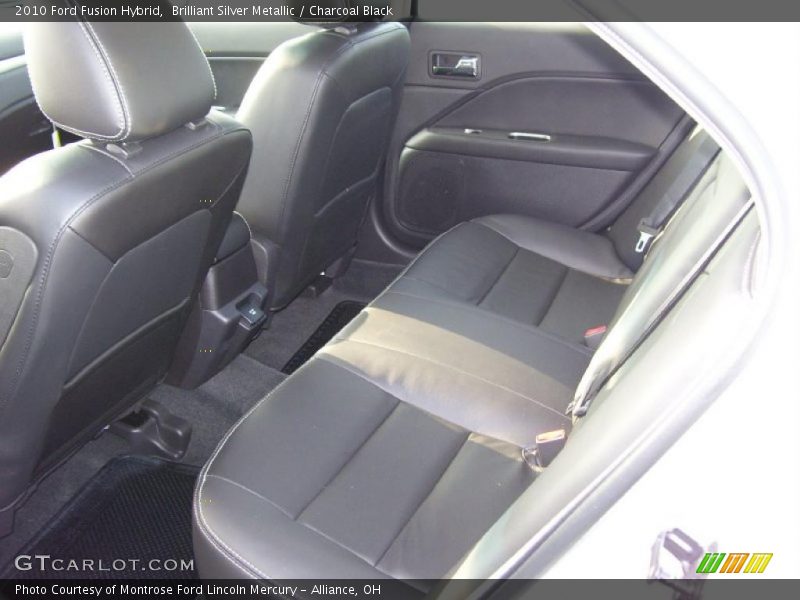 Brilliant Silver Metallic / Charcoal Black 2010 Ford Fusion Hybrid