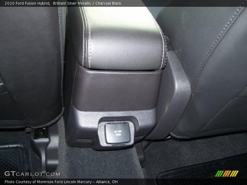 Brilliant Silver Metallic / Charcoal Black 2010 Ford Fusion Hybrid