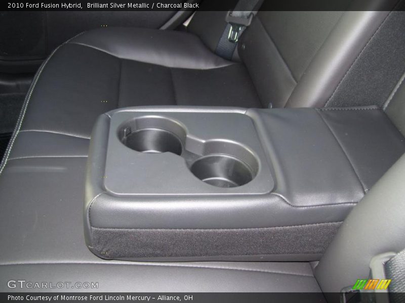 Brilliant Silver Metallic / Charcoal Black 2010 Ford Fusion Hybrid
