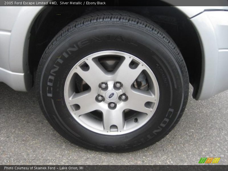 Silver Metallic / Ebony Black 2005 Ford Escape Limited 4WD
