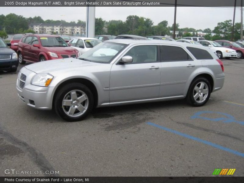 Bright Silver Metallic / Dark Slate Gray/Light Graystone 2005 Dodge Magnum R/T AWD