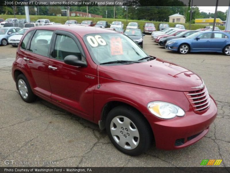 Inferno Red Crystal Pearl / Pastel Slate Gray 2006 Chrysler PT Cruiser