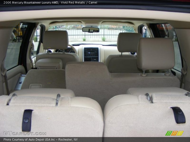 Vivid Red Metallic / Camel 2006 Mercury Mountaineer Luxury AWD