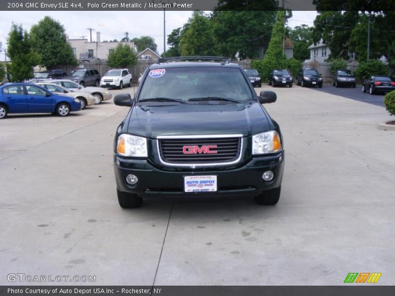 Polo Green Metallic / Medium Pewter 2004 GMC Envoy SLE 4x4